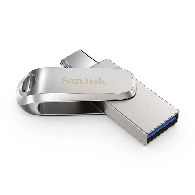 فلش مموری سن دیسک مدل Ultra Dual Drive Luxe ظرفیت 128 گیگابایت با رابط USB 3.2