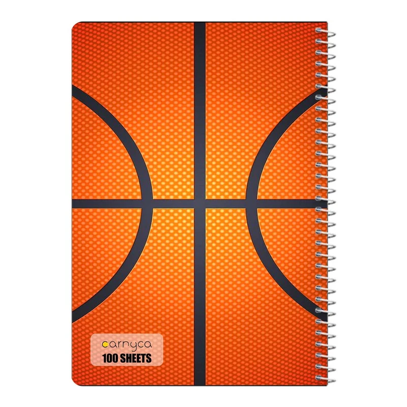 دفتر شطرنجی 100 برگ سیمی کارنیکا طرح عاشق بسکتبال Basketball Lover کد 94483