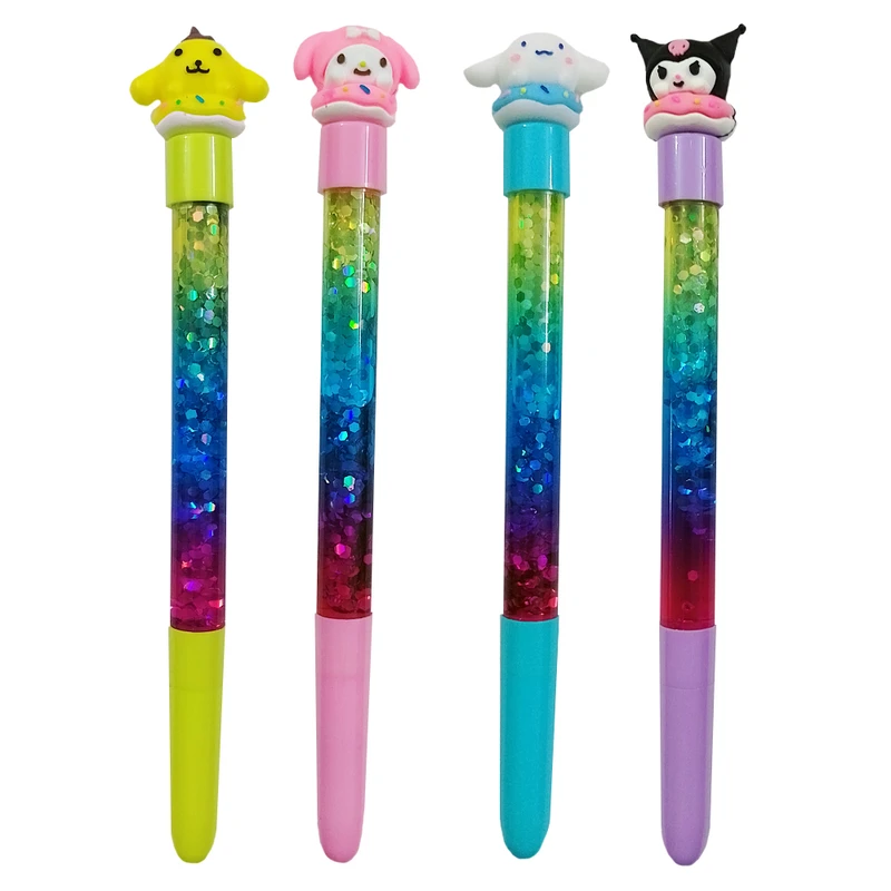 ست خودکار و روان نویس 0.5 میلی متری مدل آکواریومی طرح کرومی ملودی و دوستان بسته 4 عددی