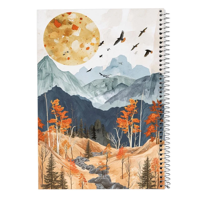 دفتر نقاشی 50 برگ مدوپد مدل طبیعت کد DF15349