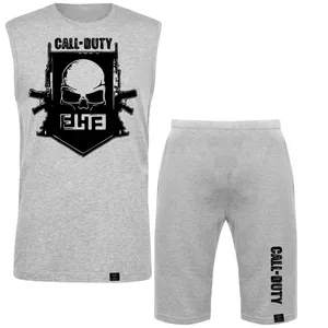 ست تاپ و شلوارک مردانه 27 مدل  Call Of Duty کد B81