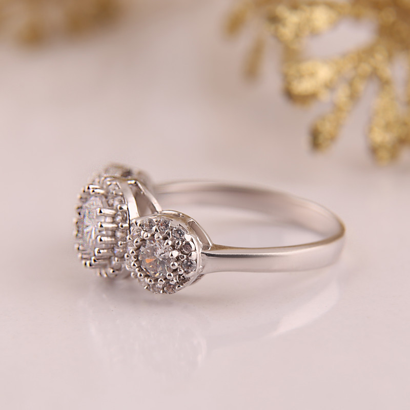 انگشتر نقره زنانه کد FR0031