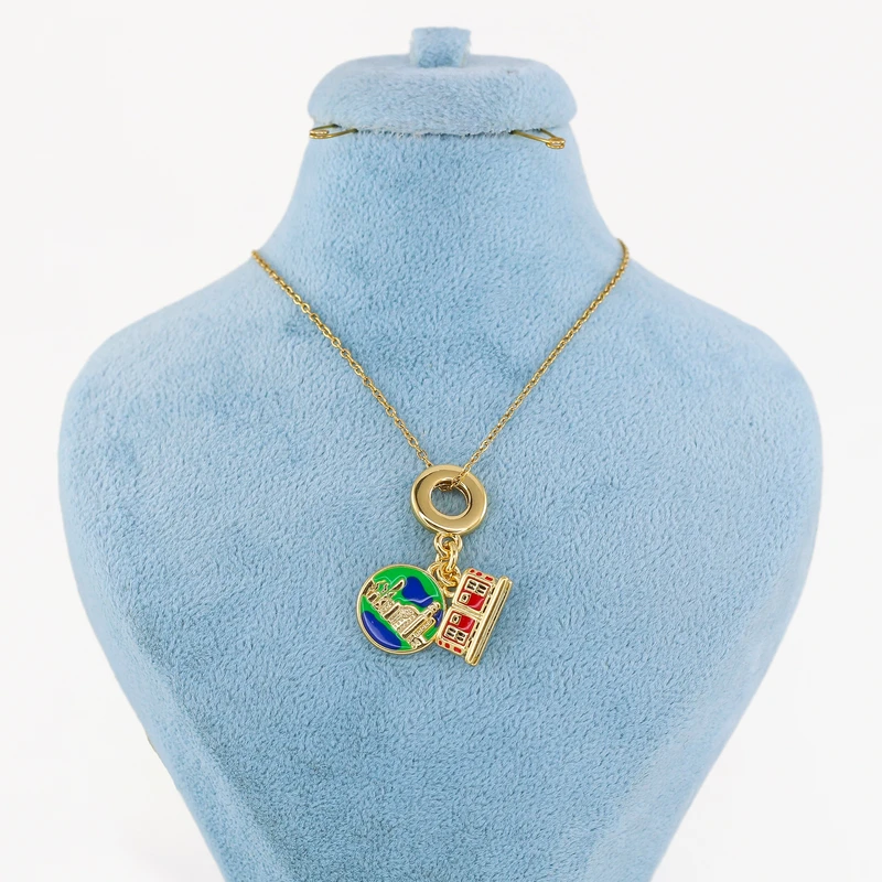 گردنبند زنانه زودیکا مدل چارم مسافرت کد AAB966