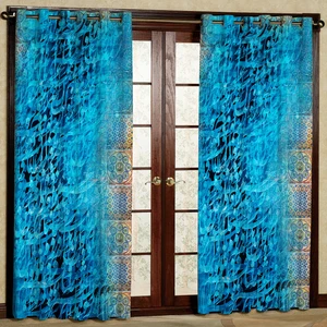 پرده مدل شعر هازان پانچی کد 4306 سایز 140x200 سانتی متر