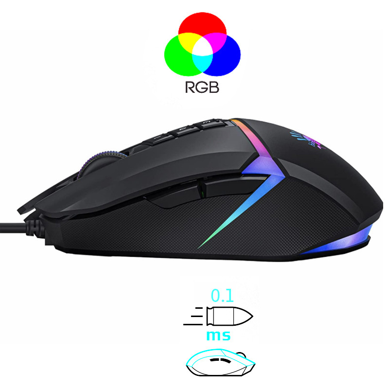 ماوس مخصوص بازی بلادی مدل W_6O_MAX_RGB