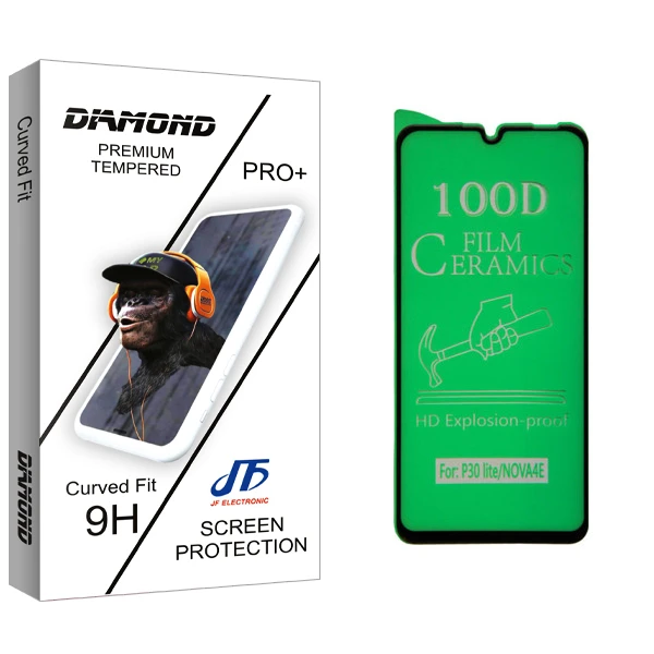 محافظ صفحه نمایش جی اف مدل Diamond glass مناسب برای گوشی موبایل هوآوی P30 lite/ Nova 4e