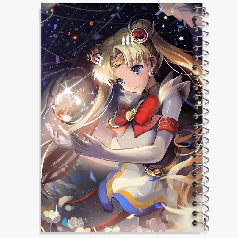 دفتر شطرنجی 50 برگ خندالو طرح اوساگی تسوکینو انیمه سیلور مون Sailor Moon کد 17456