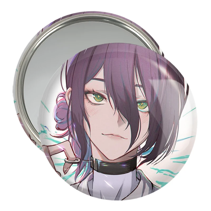 آینه جیبی خندالو مدل ریزه انیمه مرد اره ای Chainsaw Man  کد 17963