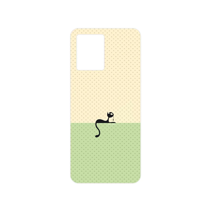 برچسب پوششی ماهوت مدل Minimal Internet Cat Icon مناسب برای گوشی موبایل اپو Reno 8 4G