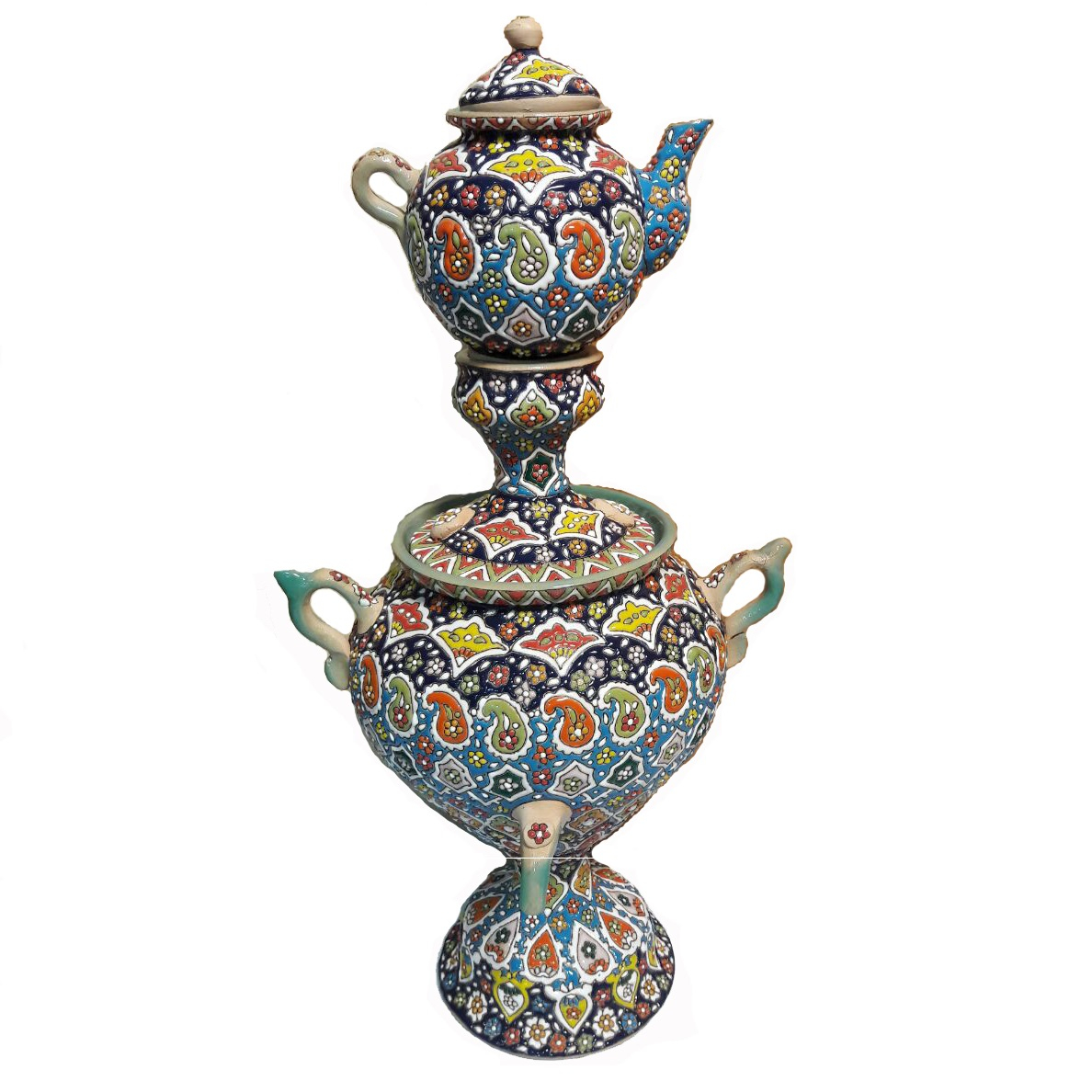 سماور میناکاری سفالی کد C95