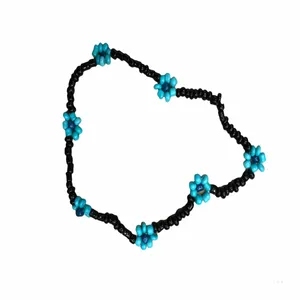 دستبند دخترانه مدل منجوق ملیله ای کد 653563