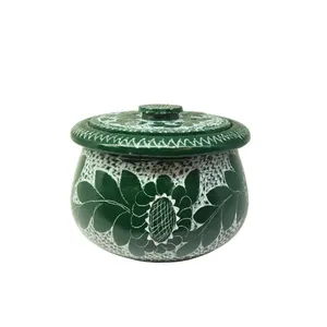 ظرف دیزی سنگی طرح گل مدل رنگی کد DZGCLR06