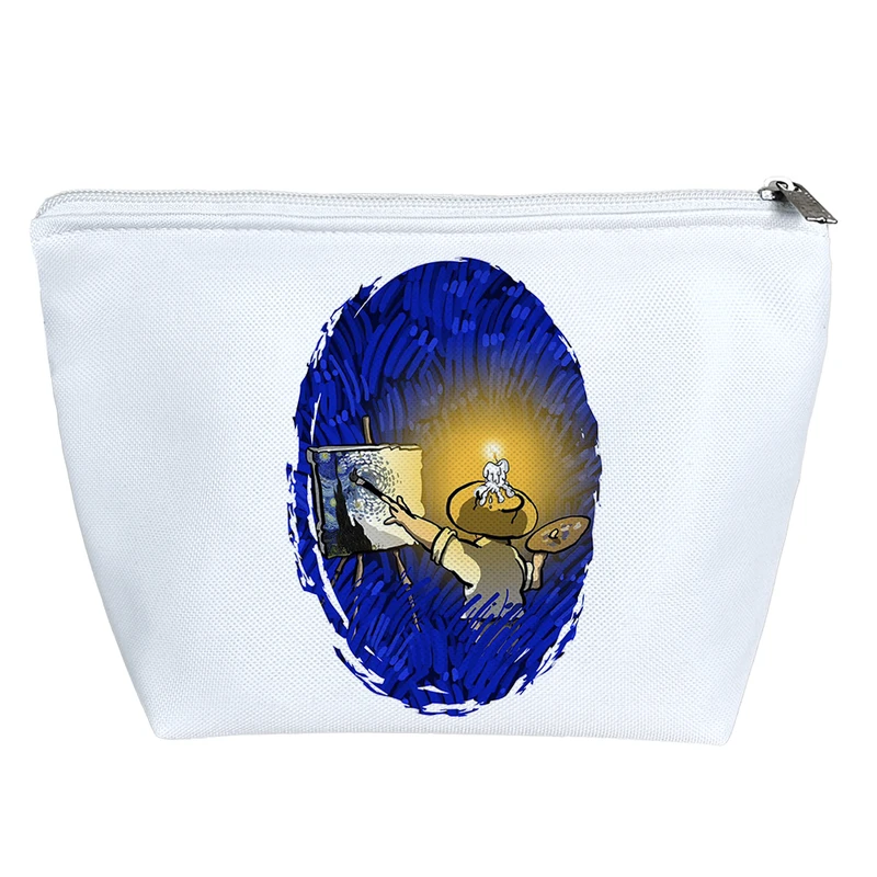 کیف لوازم آرایش دخترانه خندالو مدل ونسان ونگوگ کد 5471