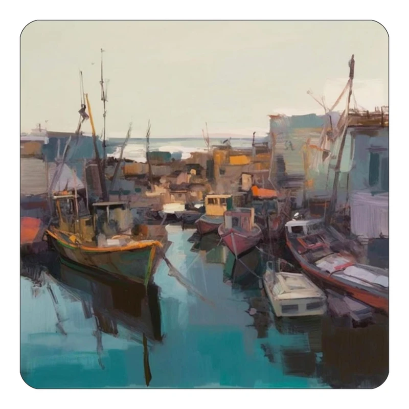 مگنت کاکتی طرح نقاشی رنگ روغن مدل mp71765