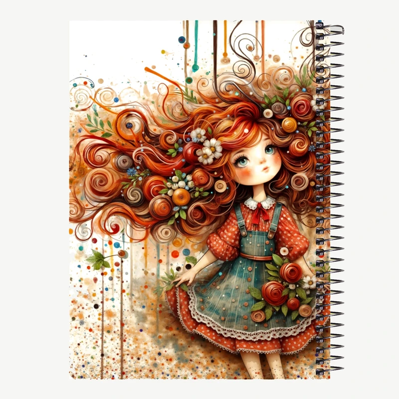 دفتر مشق 60 برگ مدل دخترانه  کد T 004