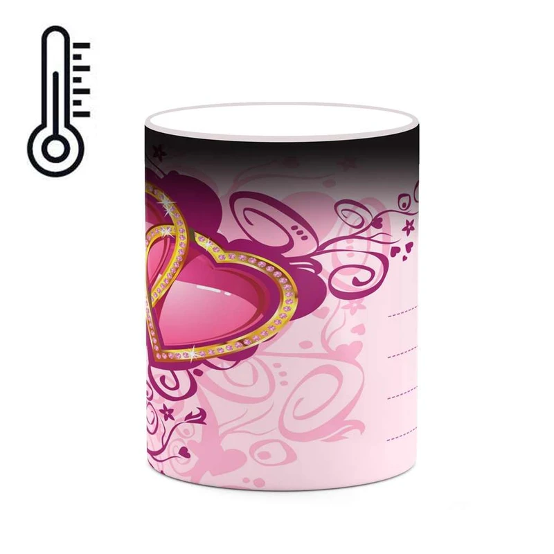 ماگ حرارتی کاکتی مدل Love کد mgh20693