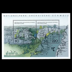 تمبر یادگاری مدل مینی شیت مجموعه 2 عددی