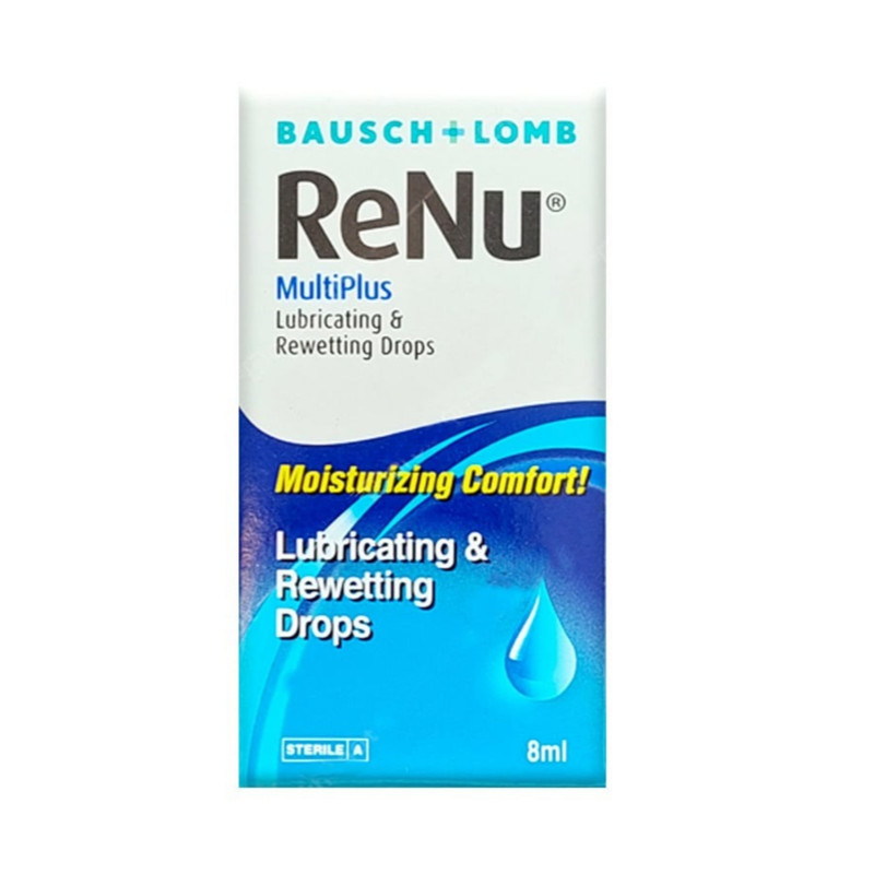 قطره مرطوب‌کننده لنز رنیو مدل MultiPlus حجم 8 میلی لیتر