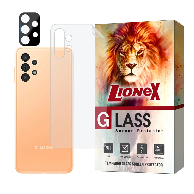 محافظ پشت گوشی لایونکس مدل MTBFULL مناسب برای گوشی موبایل سامسونگ Galaxy A13 4G به همراه محافظ لنز