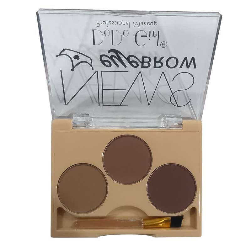 پالت سایه ابرو دودو گرل مدل NEWS EYE BROW شماره 01