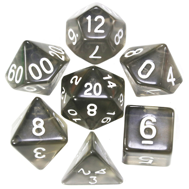 تاس بازی مدل Dungeons and Dragons بسته 7 عددی