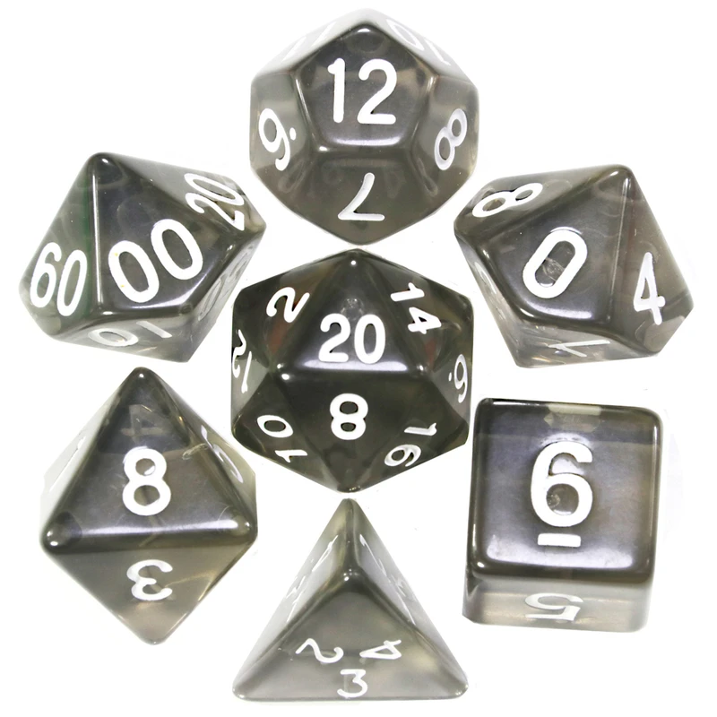تاس بازی مدل Dungeons and Dragons بسته 7 عددی