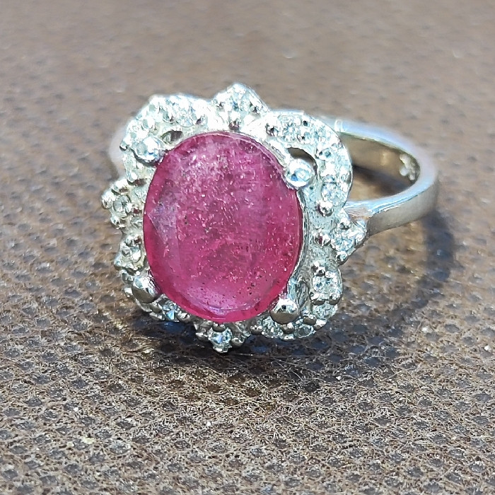 انگشتر نقره زنانه مدل سنگ یاقوت سرخ آفریقایی کد 508 انگشتر نقره زنانه مدل سنگ یاقوت سرخ آفریقایی کد 508