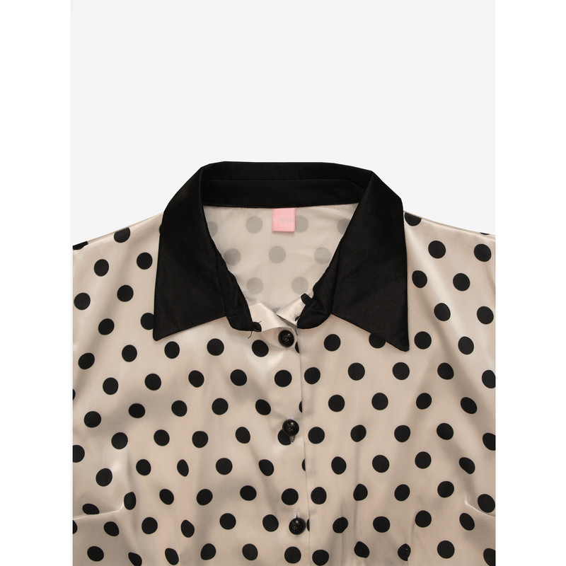 شومیز آستین بلند زنانه تویین مدل T-300-3