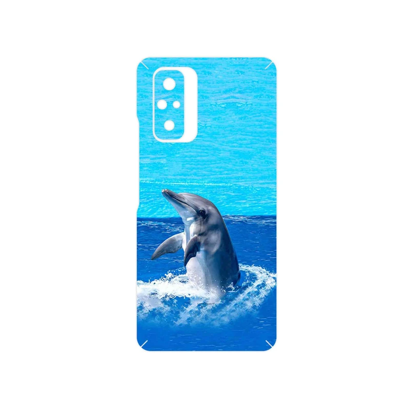 برچسب پوششی ماهوت مدل Dolphin مناسب برای گوشی موبایل شیائومی Redmi Note 10 Pro
