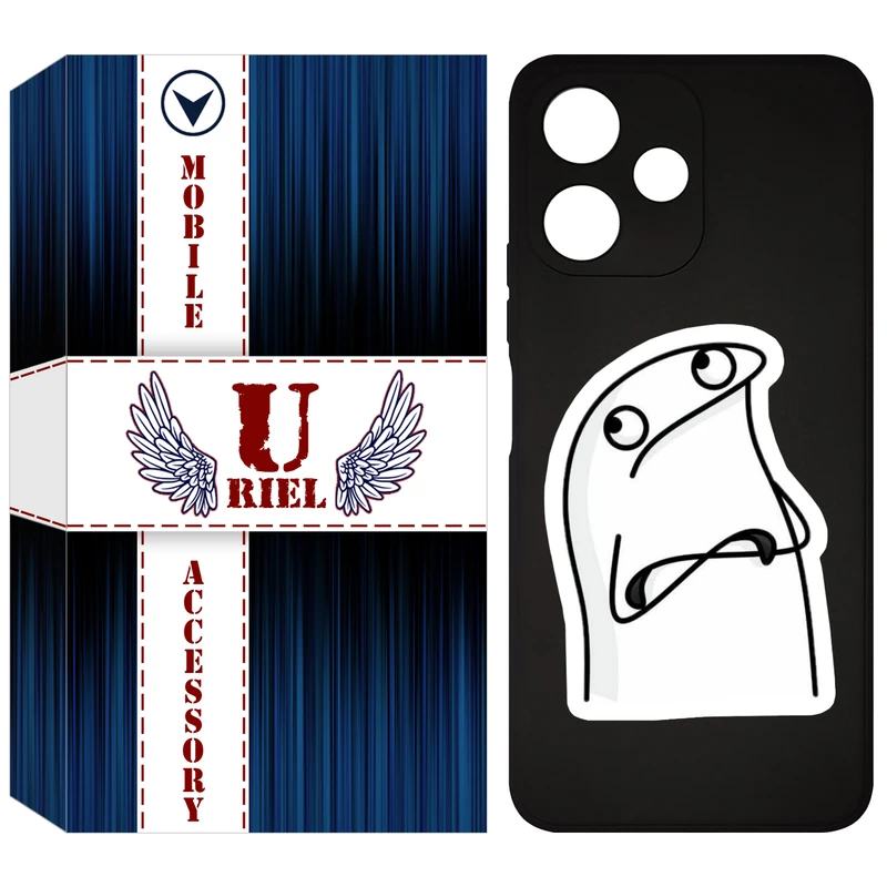 کاور یوریل مدل KSH کد 80 طرح کلافه مناسب برای گوشی موبایل شیائومی Redmi 12 5G / Note 12R / Poco M6 Pro 5G