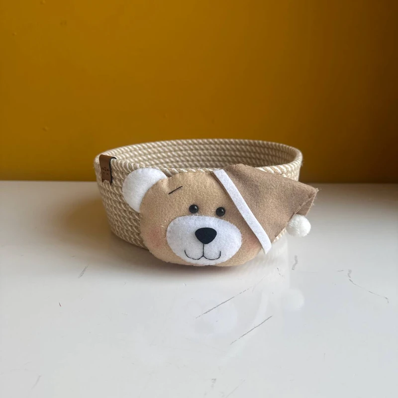 عکس شماره 3 : ست سطل و جادستمال کاغذی اتاق کودک مدل تدی کد ۲۳۱۳۲۰