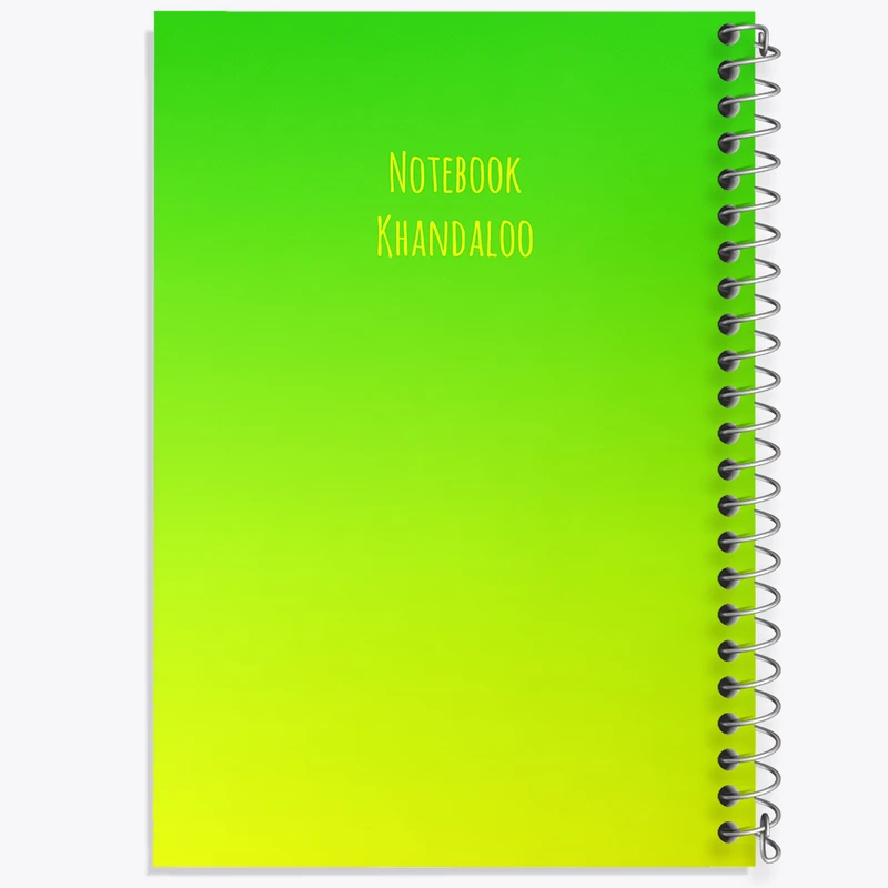 دفتر نقاشی 50 برگ خندالو طرح رنگ سبز کد N5446