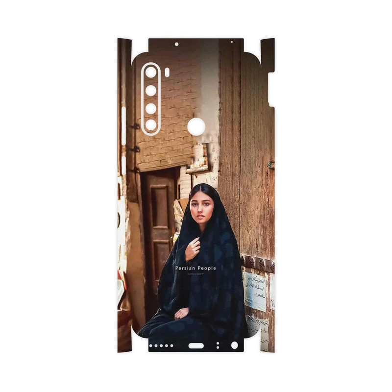 برچسب پوششی ماهوت مدل Portrait of an Iranian Woman-FullSkin مناسب برای گوشی موبایل شیائومی Redmi Note 8T