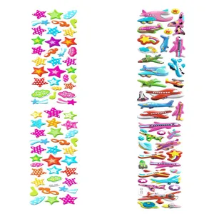 استیکر کودک طرح هواپیما وستاره کد Aru111 مجموعه 2 عددی 