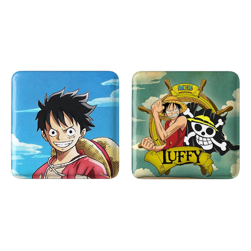 مگنت خندالو طرح لوفی انیمه وان پیس One Piece کد 1053210533 مجموعه 2 عددی