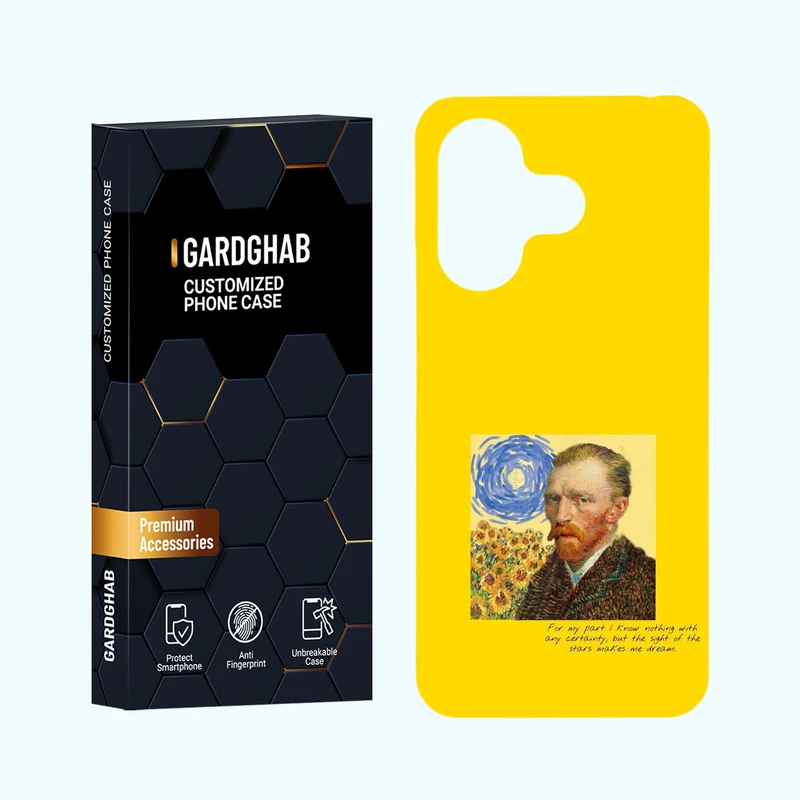 کاور گارد قاب مدل هنری مناسب برای گوشی موبایل شیائومی Redmi 13 4G / 5G