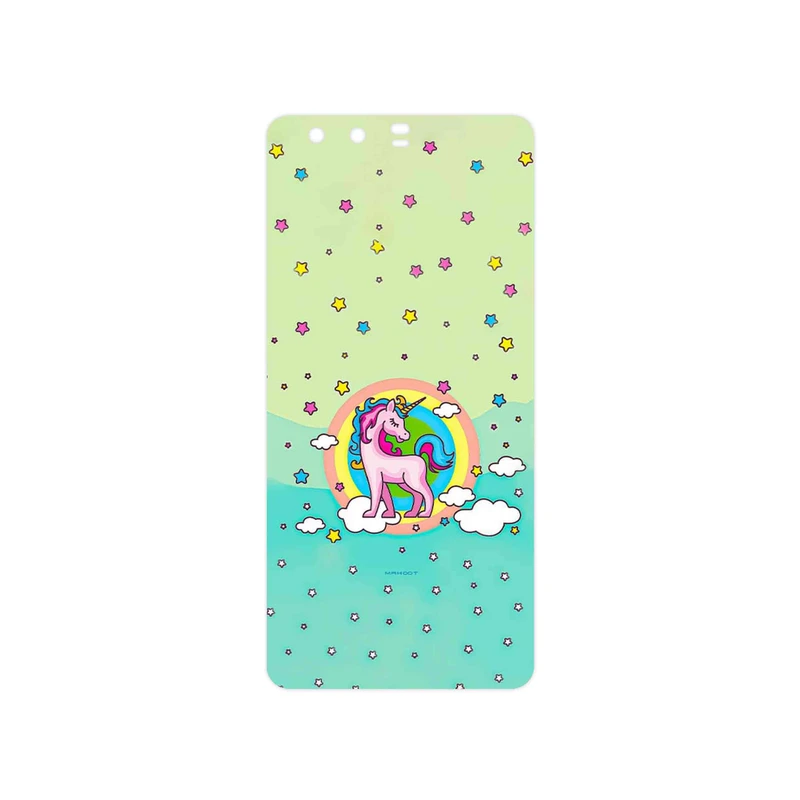برچسب پوششی ماهوت مدل Rainbow unicorn adventure مناسب برای گوشی موبایل هوآوی P10 Plus