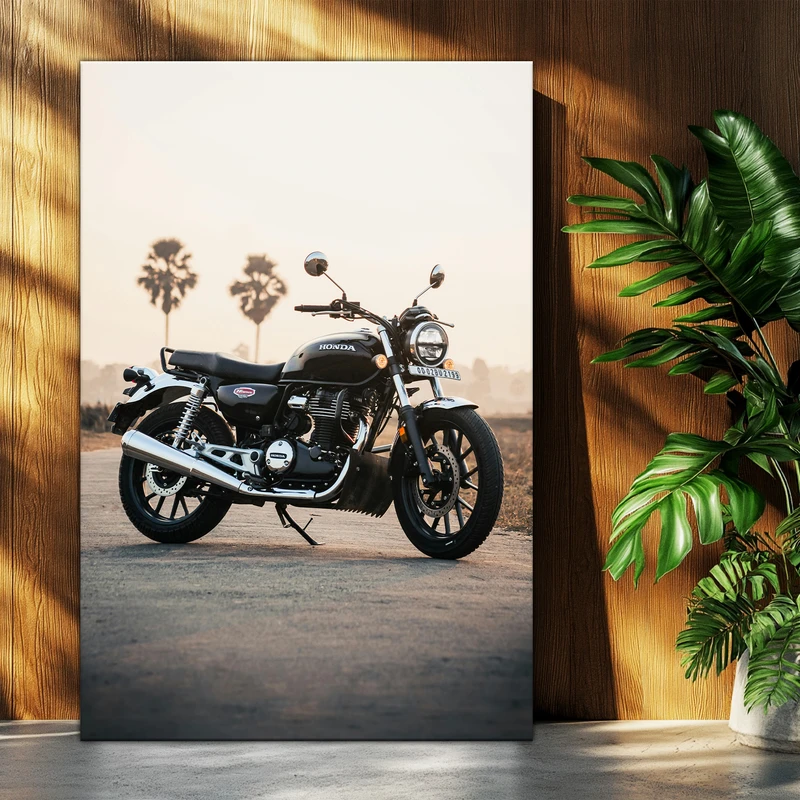 تابلو شاسی بکلیت طرح موتور سنگین هوندا HONDA CB350 مدل T-po1504