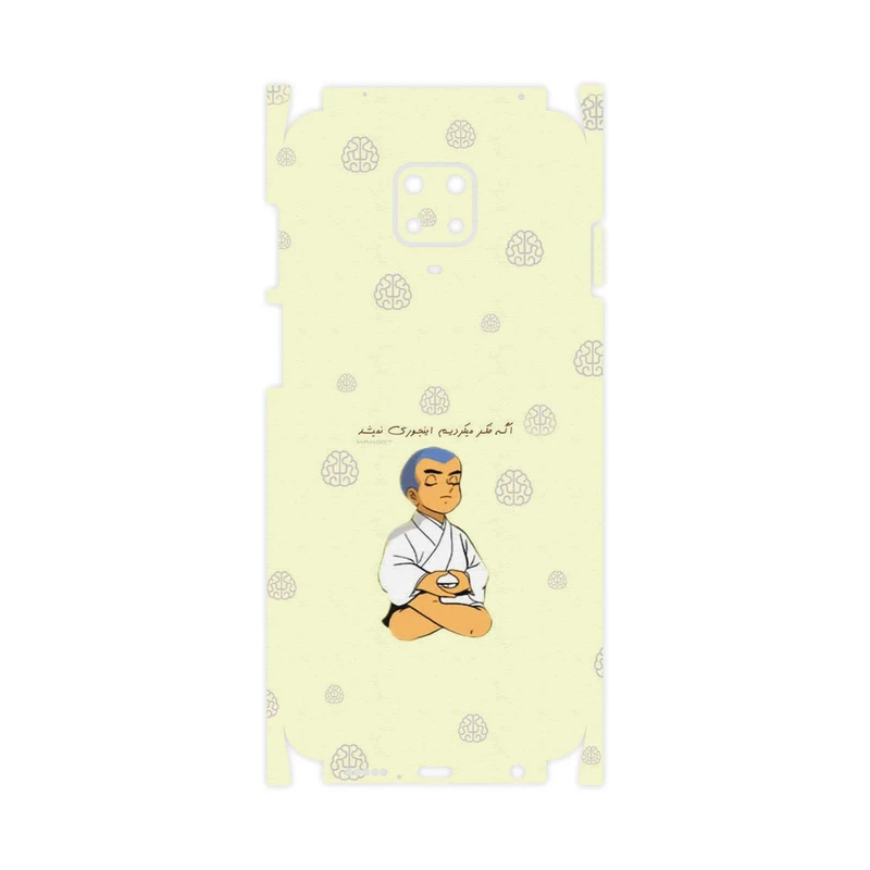 برچسب پوششی ماهوت مدل Ikkyu-san-FullSkin مناسب برای گوشی موبایل شیائومی Redmi Note 9 Pro