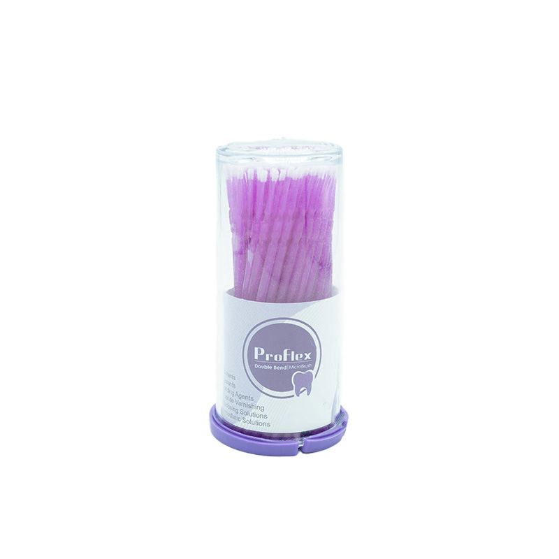 میکروبراش دندانپزشکی پروفلکس مدل 006 کد s بسته 100 عددی