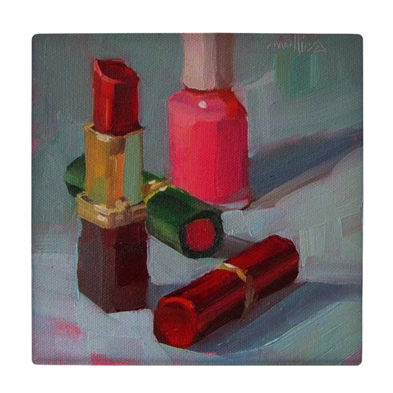  زیر لیوانی  طرح نقاشی ماتیک های رنگارنگ کد    6229677_5834