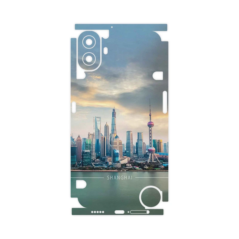 برچسب پوششی ماهوت مدل Shanghai_City-FullSkin مناسب برای گوشی موبایل ناتینگ CMF Phone 1