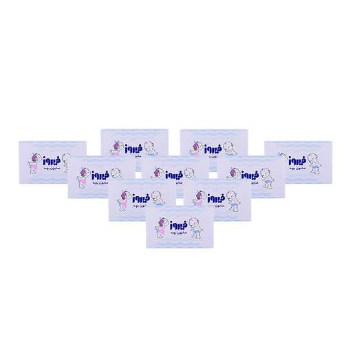 صابون بچه Coconut فیروز- 75 گرم مجموعه 10 عددی