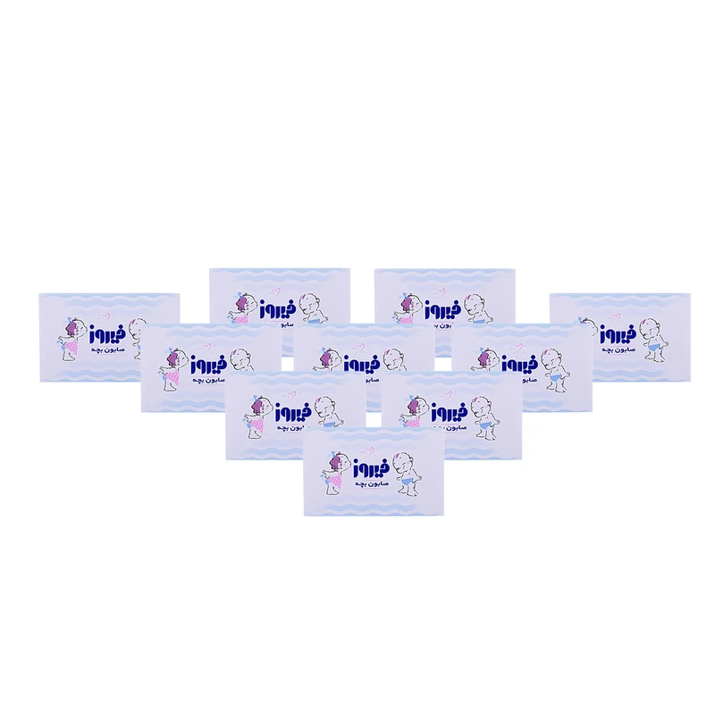 صابون بچه Coconut فیروز- 75 گرم مجموعه 10 عددی