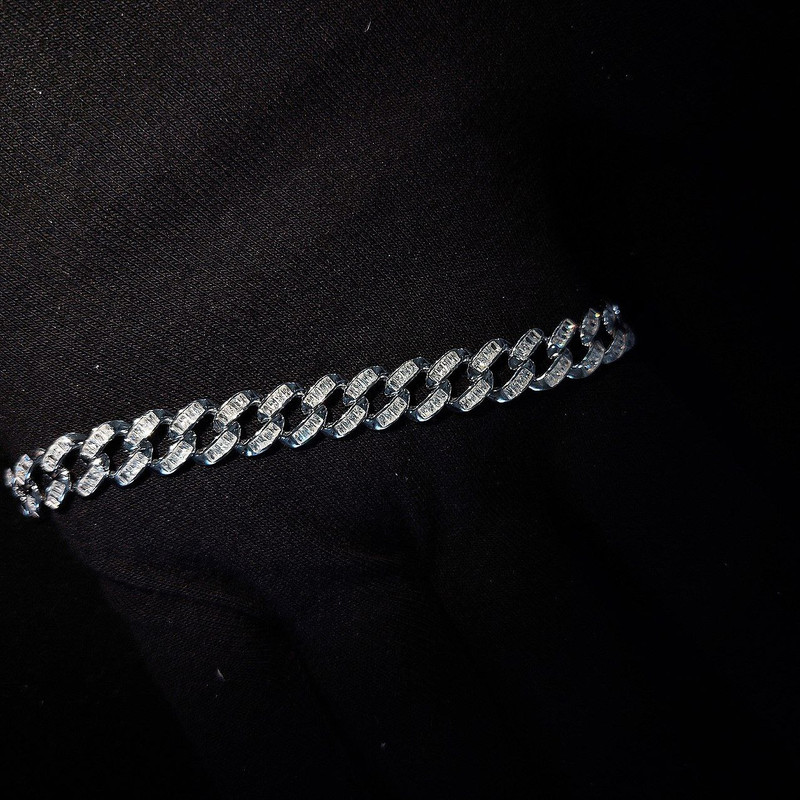 دستبند نقره زنانه جی تی ای مدل باگت خور دستبند نقره زنانه جی تی ای مدل باگت خور