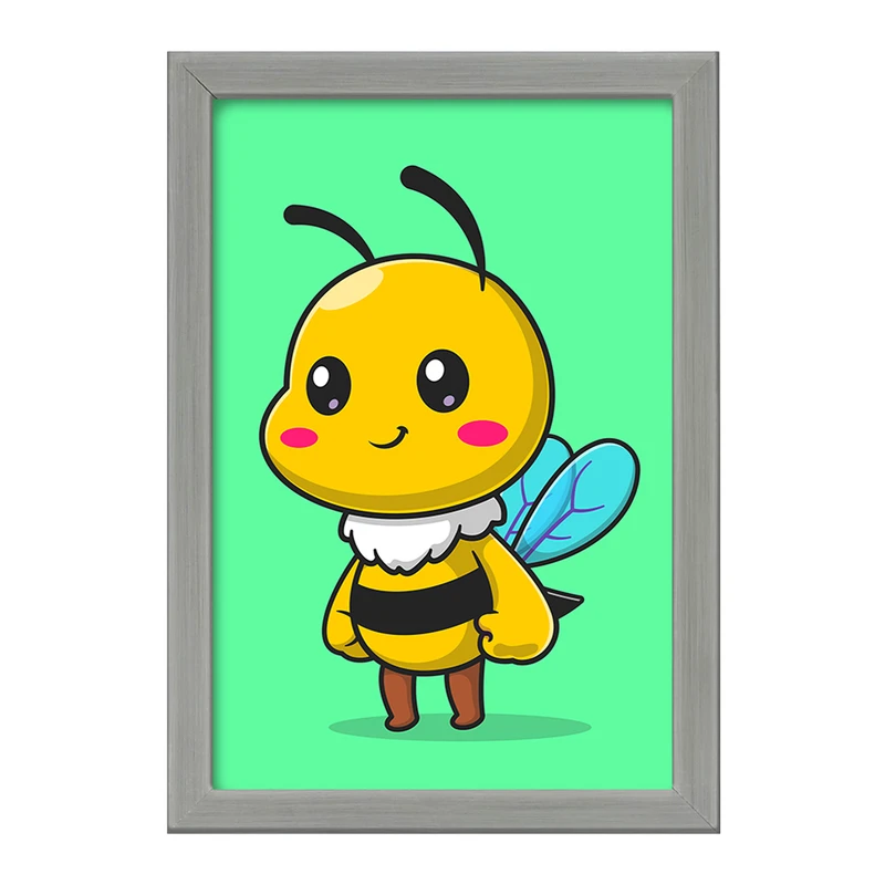 تابلو خندالو طرح حیوانات بامزه زنبور کد 29684