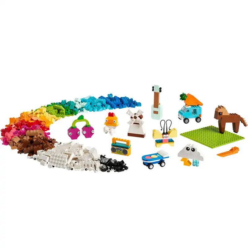 لگو سری کلاسیک مدل جعبه آجری خلاقانه پر جنب و جوش کد 11038