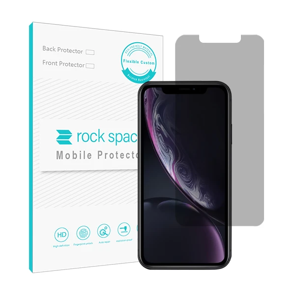محافظ صفحه نمایش حریم شخصی راک اسپیس کد PRV مناسب برای گوشی موبایل اپل iPhone XR
