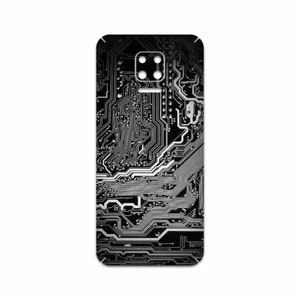 MAHOOT Black Printed Circuit Board Cover Sticker for Xiaomi Redmi Note 9S