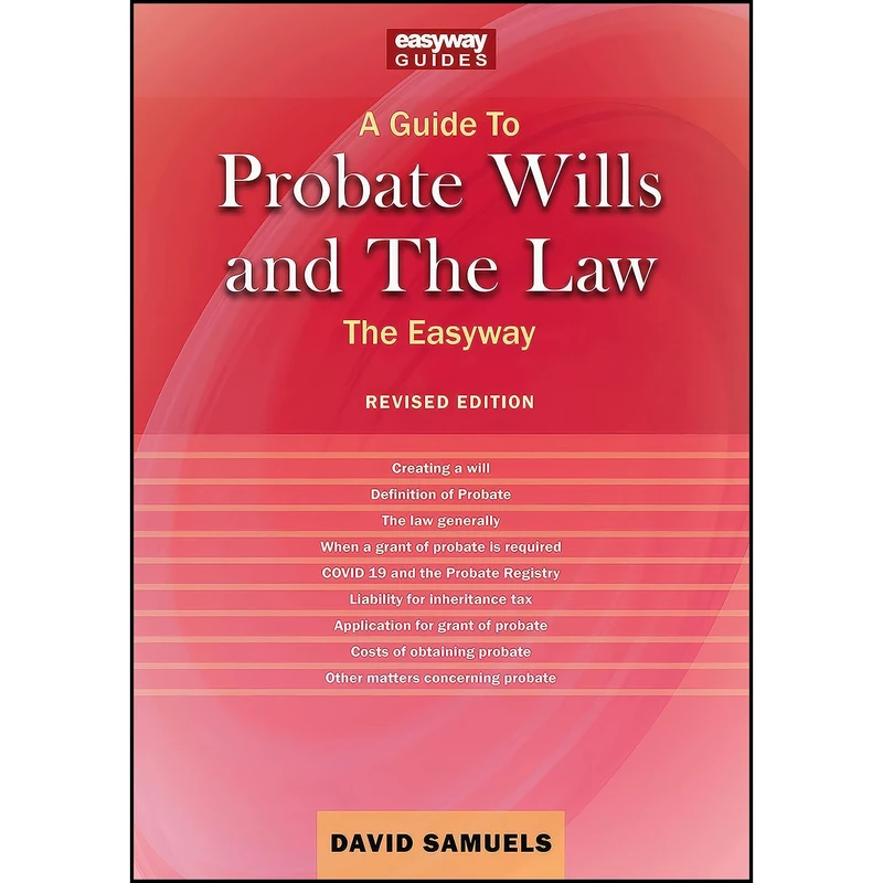 کتاب Probate Wills and the Law اثر David Samuels انتشارات تازه ها